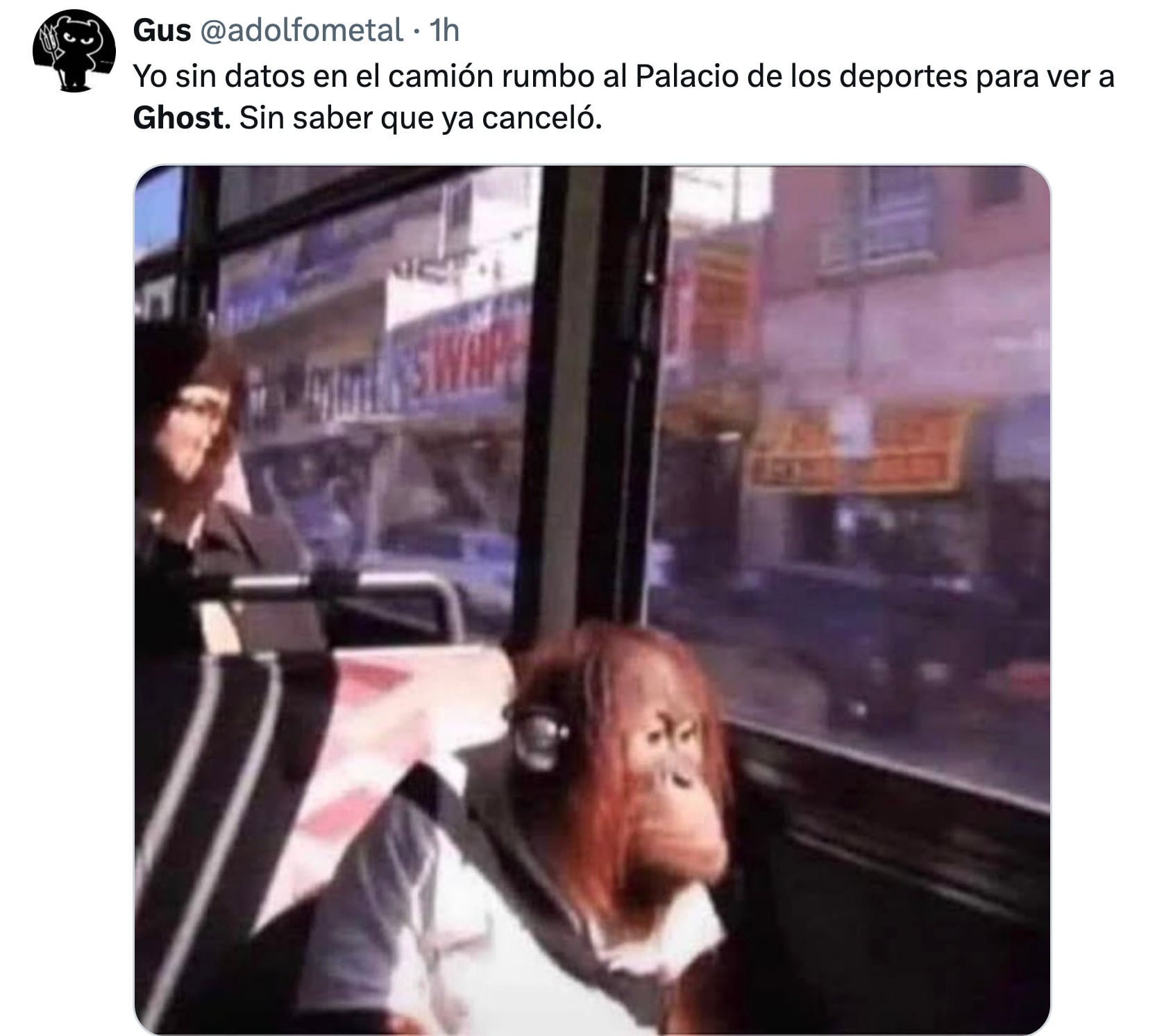 Memes reaccionan a cancelación de concierto de GHOST en CDMX