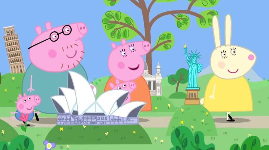 Peppa Pig por Día de los Monumentos y Sitios