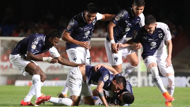 Rayados tras vencer a Veracruz.