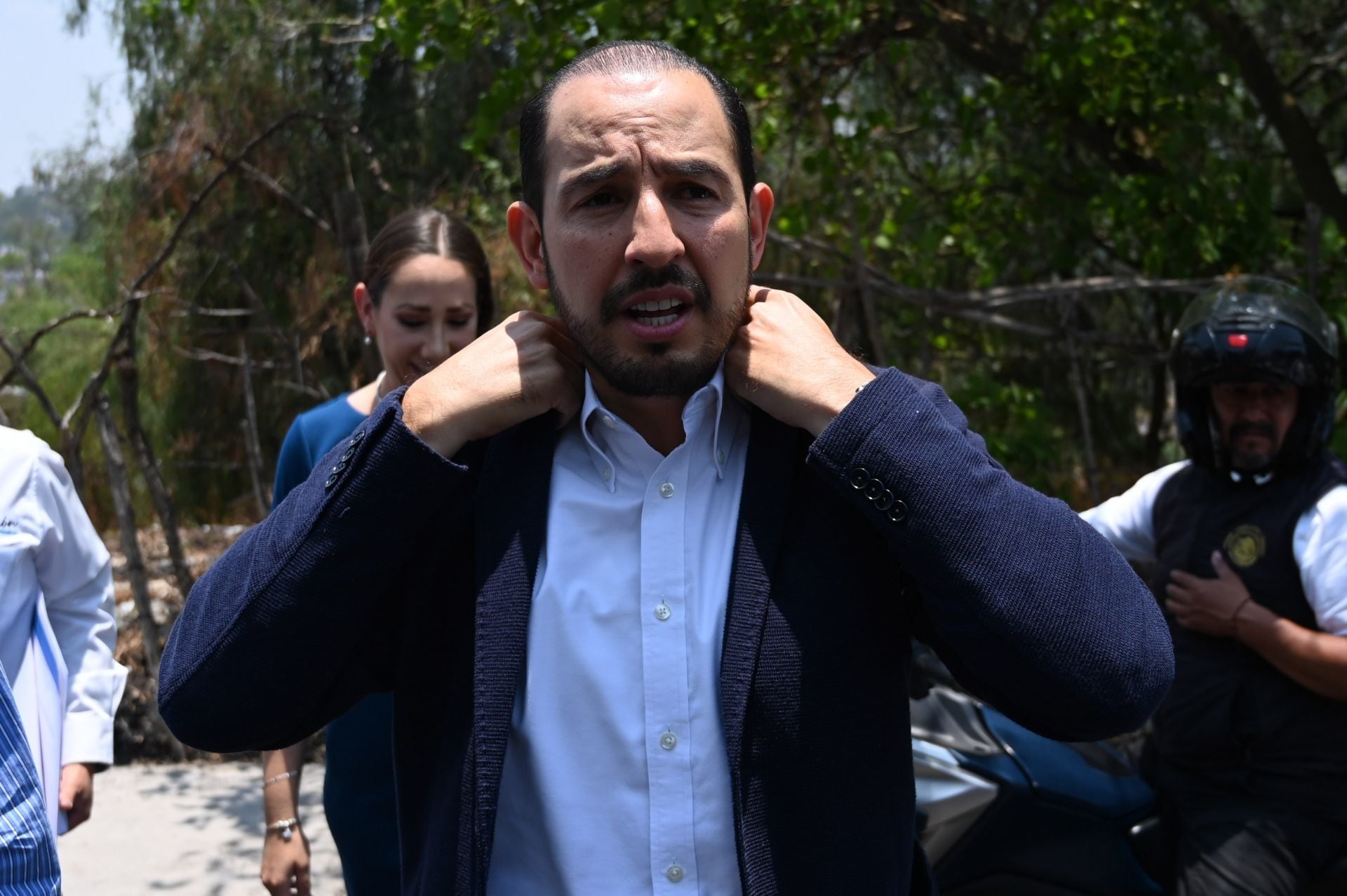 Marko Cortés insiste en narcoterrorismo