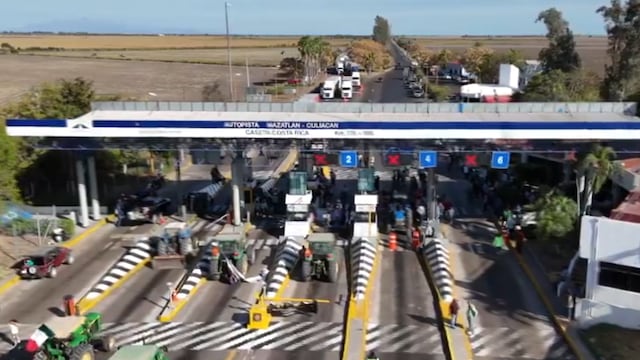 Estas son las 3 casetas de Sinaloa donde no pagarás peaje por manifestación de agricultores