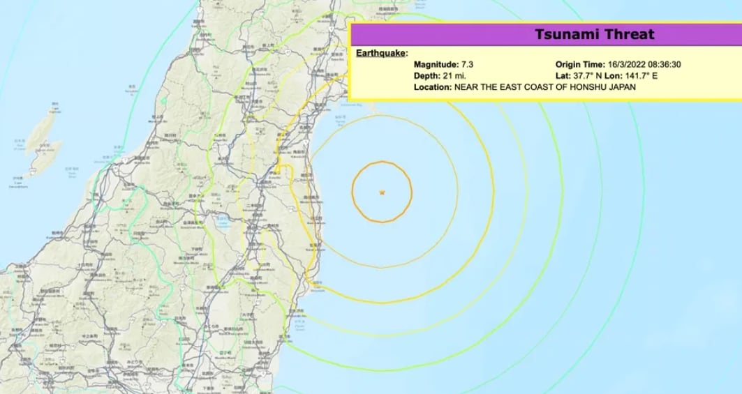 Terremoto Japón