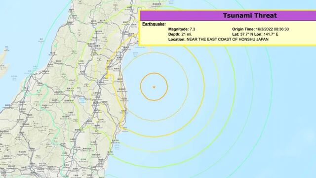 Terremoto Japón