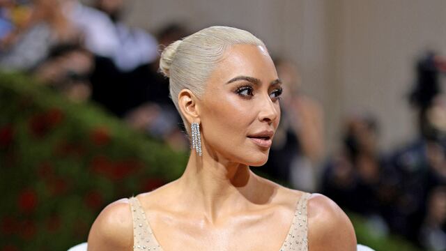 Kim Kardashian en el MET Gala 2022.