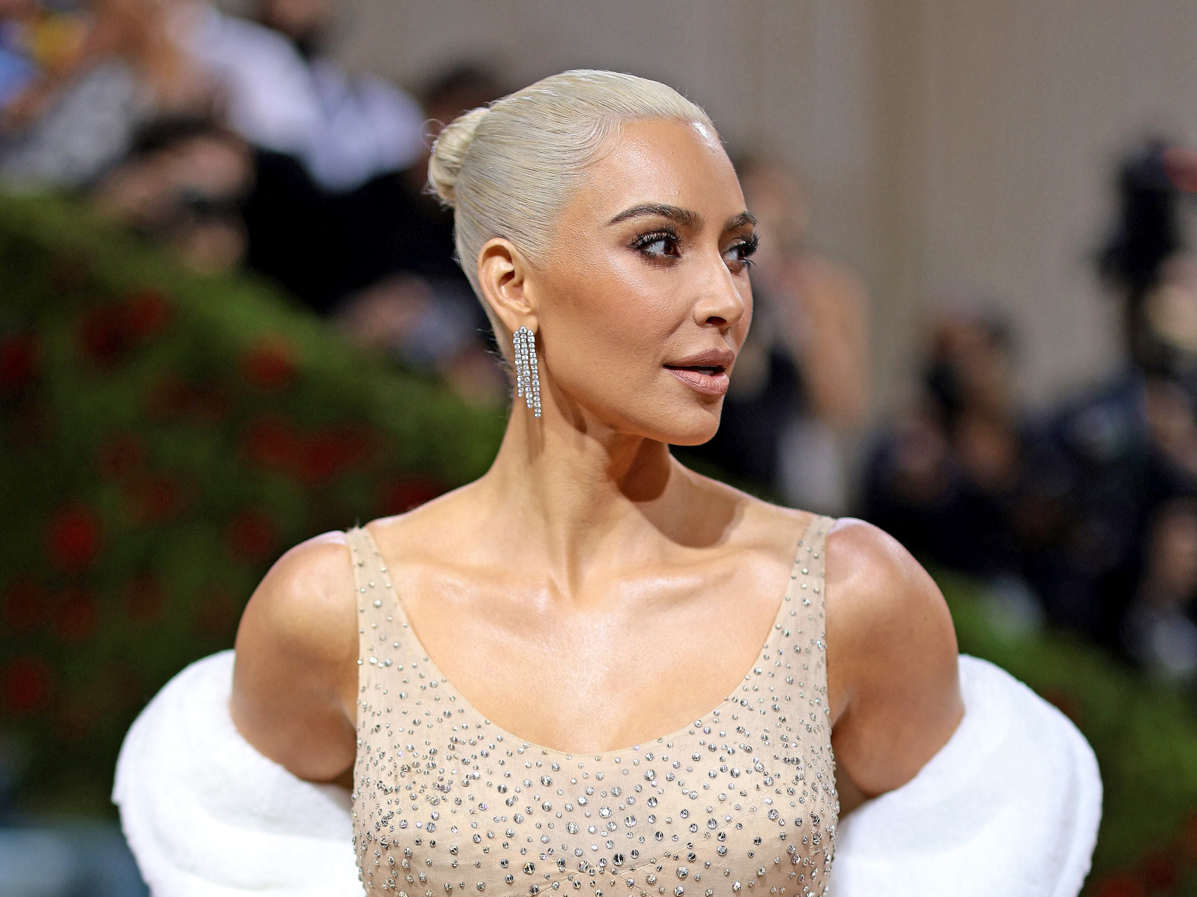 Kim Kardashian en el MET Gala 2022.