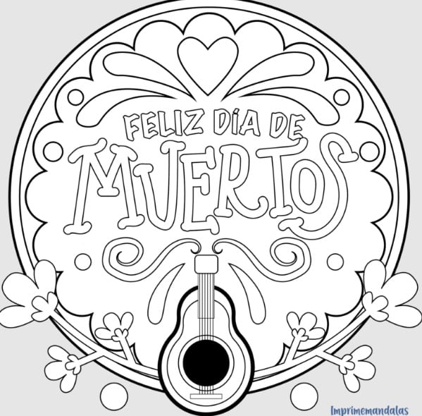 Mandalas Día de Muertos 2024