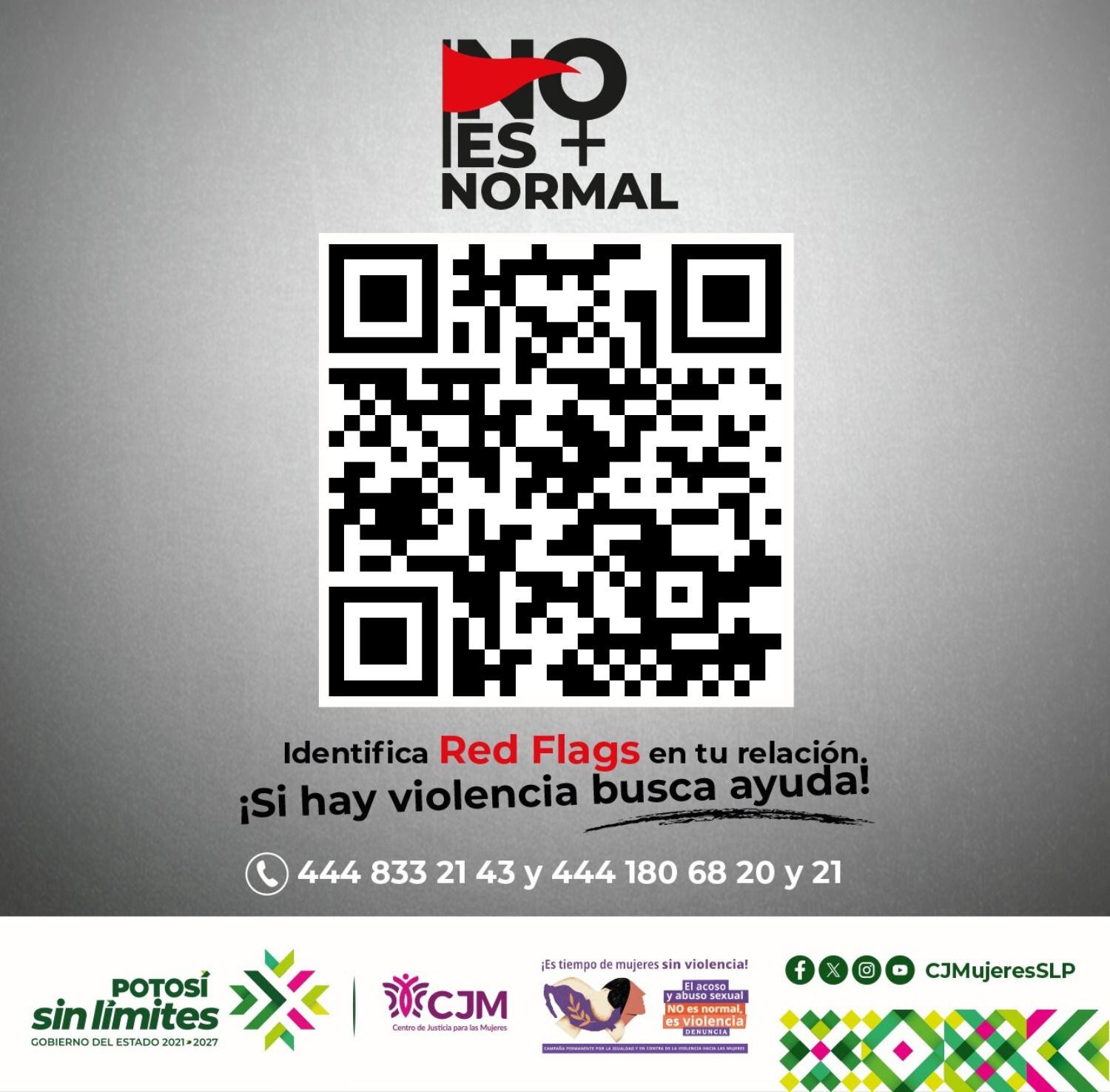 “No es Normal”: CJM impulsa campaña para prevenir la violencia de género.
