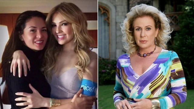 Yolanda Andrade , Thalía y Laura Zapata