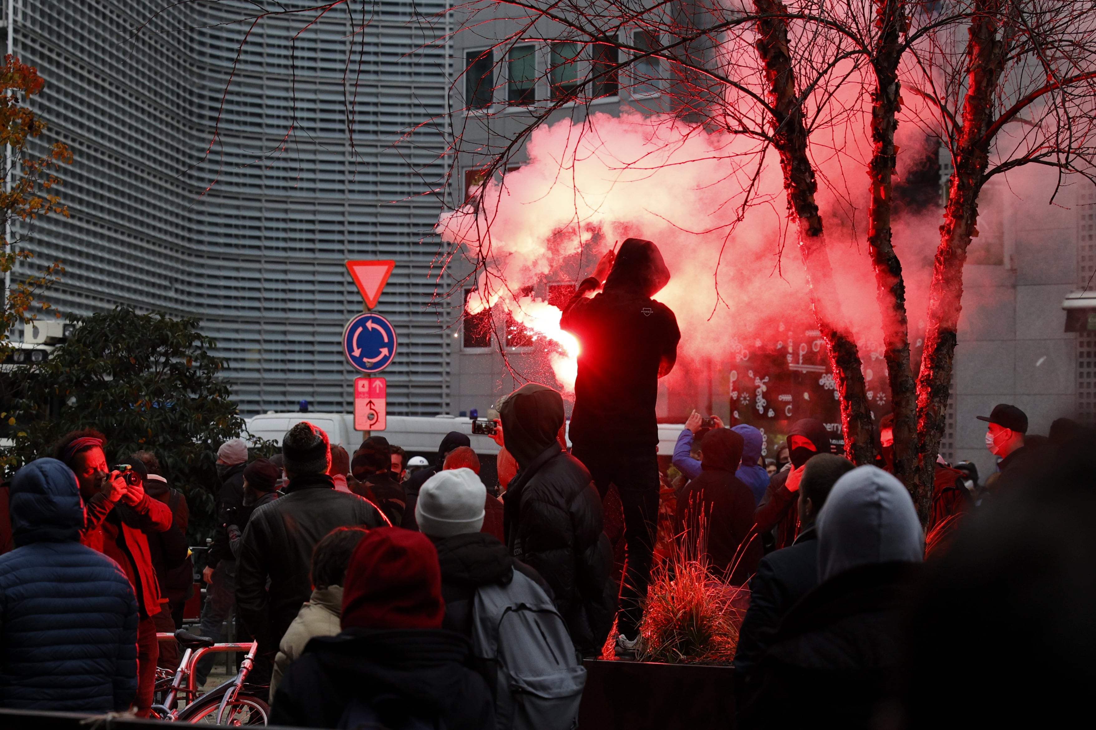 Protestas en Holanda