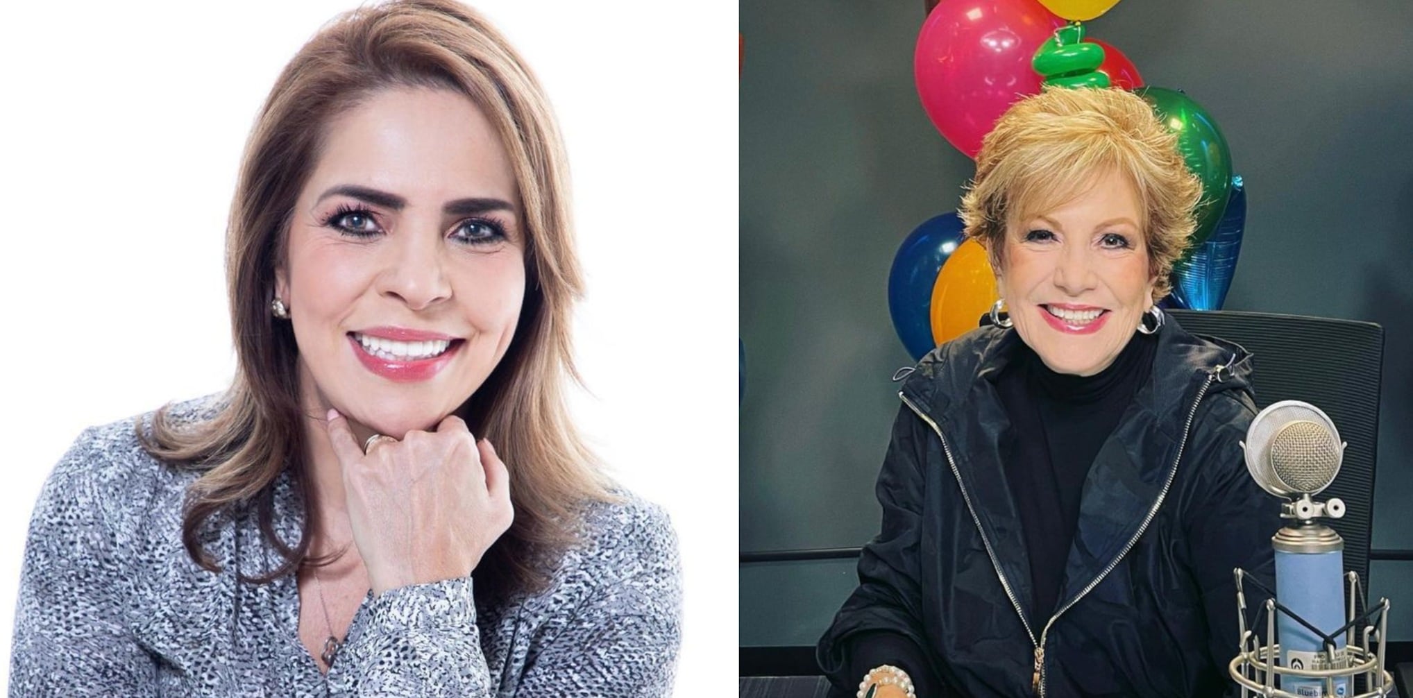 Ana María Alvarado y Maxine Woodside
