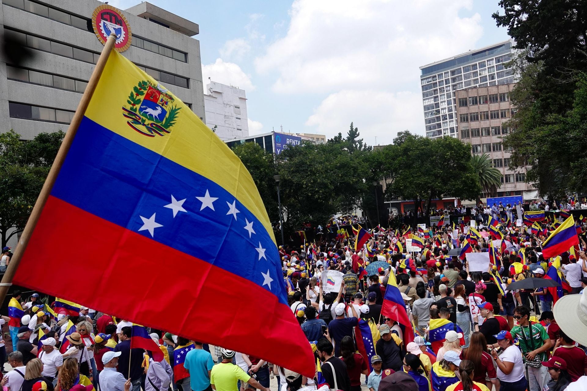 Protestas de venezolanos en CDMX