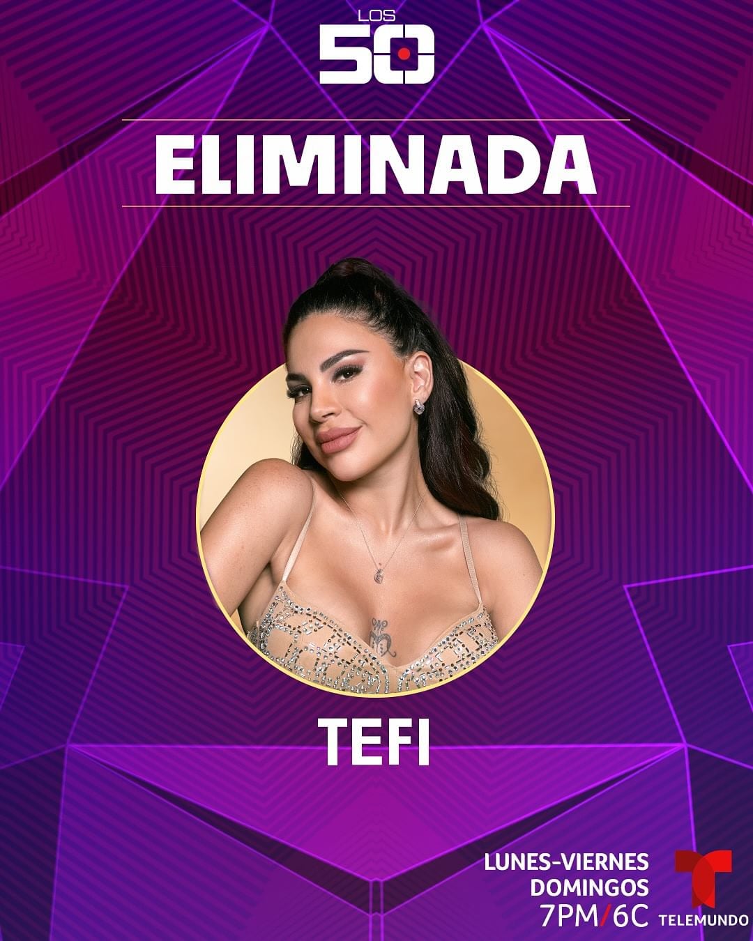 Eliminado de Los 50 de Telemundo