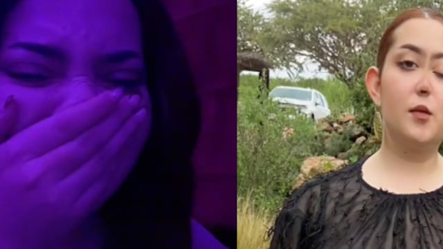 Pide a su mamá que le tome fotos y salen extrañas