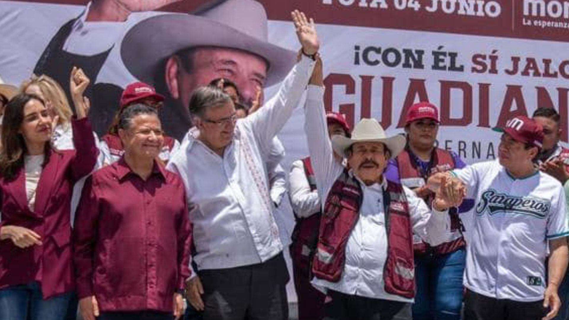 Marcelo en mitin de Armando Guadiana en Coahuila