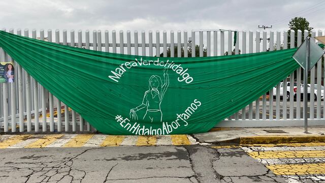 Protesta por el aborto legal en Hidalgo