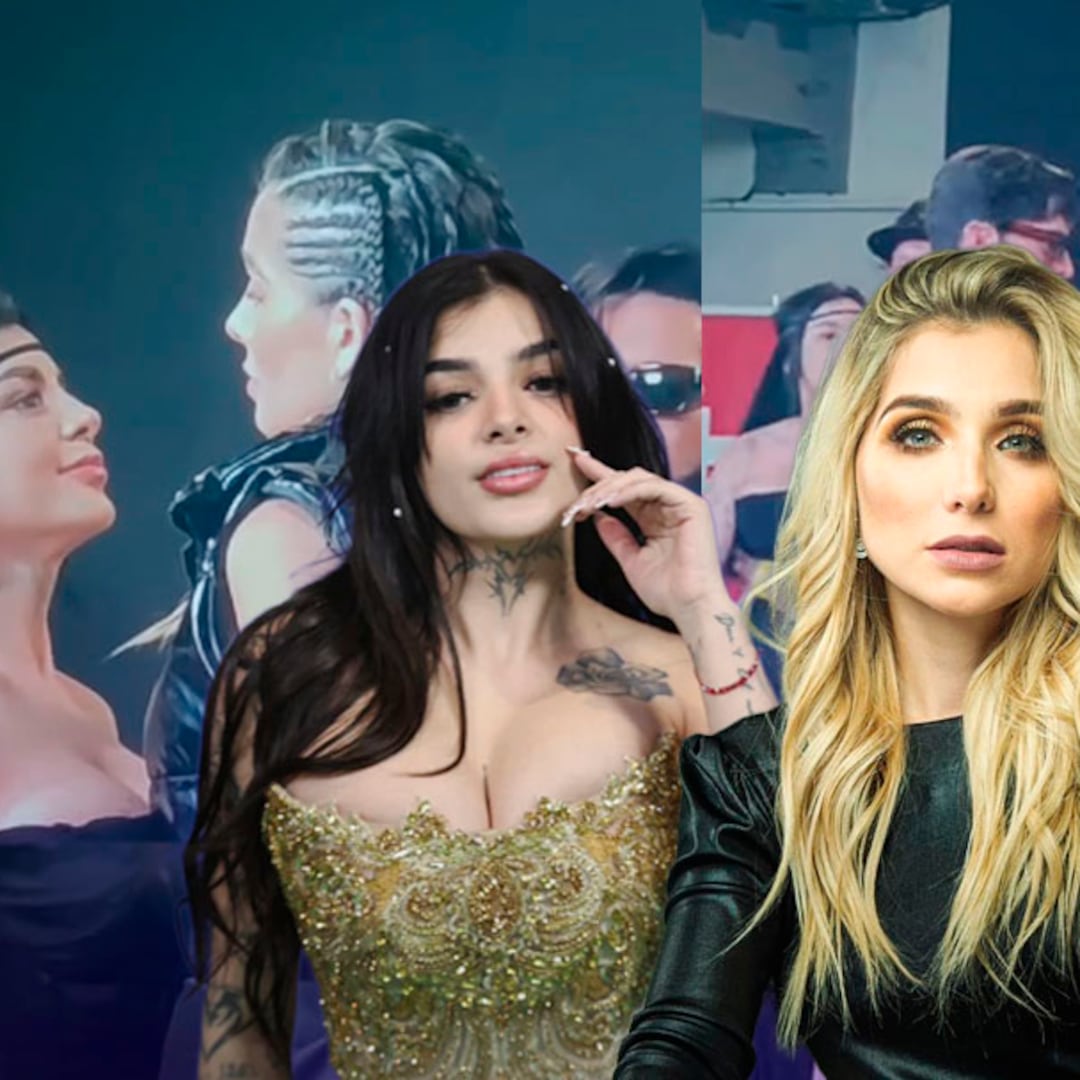 Karely Ruiz y Marcela Mistral llegan entre empujones al Ring Royal