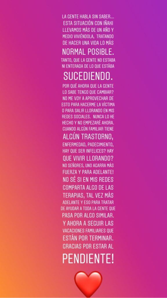 Mensaje de "La Choco"