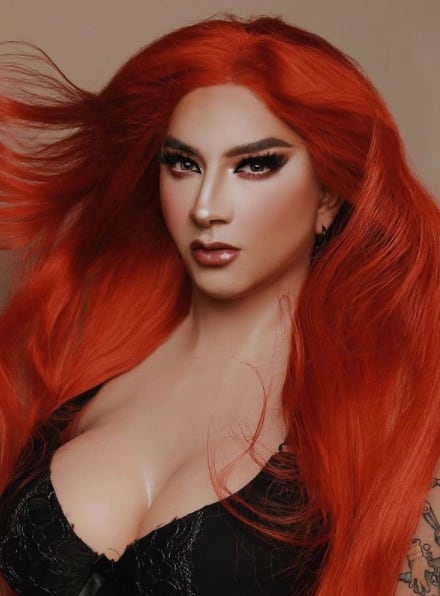Mario Aguilar como drag queen