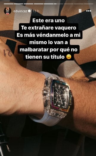 Eduin Caz vuelve a ser víctima de la delincuencia; le robaron en Texas.