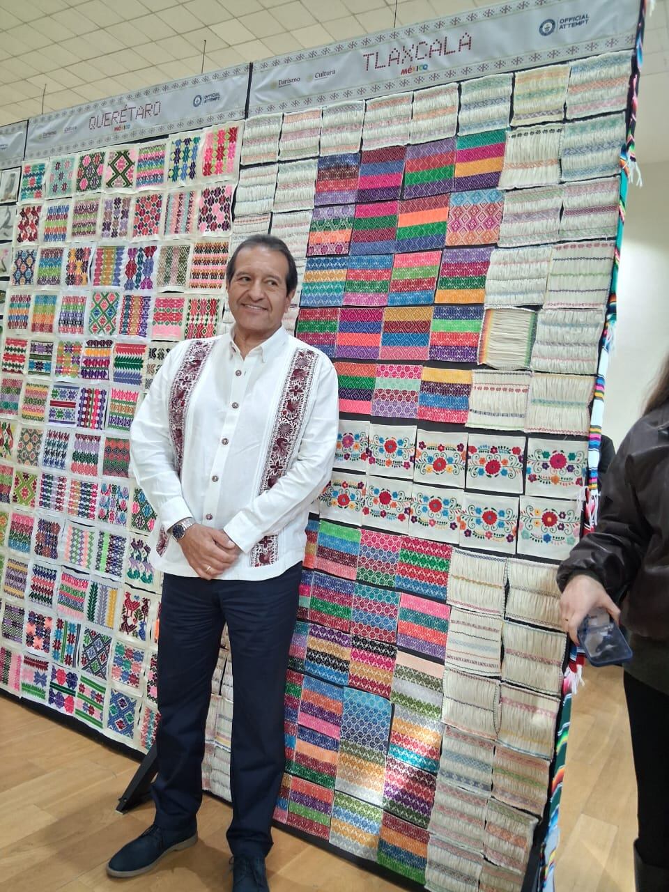 Tlaxcala formó parte del Récord Guinness por la mayor exposición de piezas textiles del mundo.