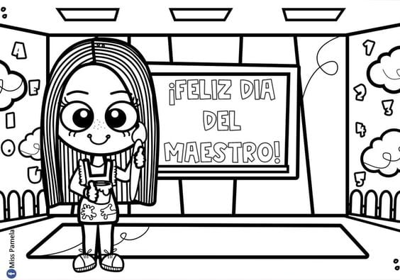 Dibujos del Día del Maestro