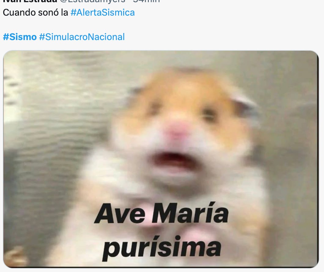 Memes del simulacro nacional 2025