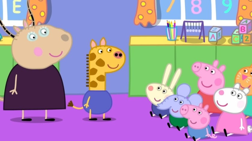 Peppa Pig conoce a José Jirafa