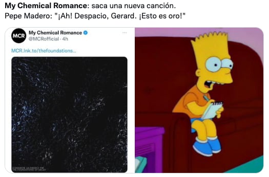 Memes por el regreso de My Chemical Romance