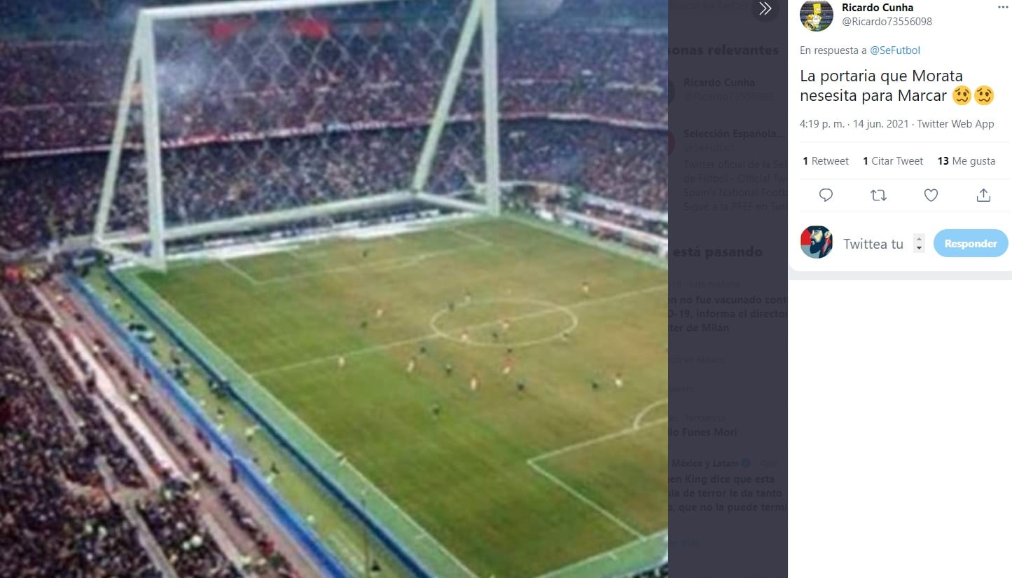 Las críticas se centraron en Morata