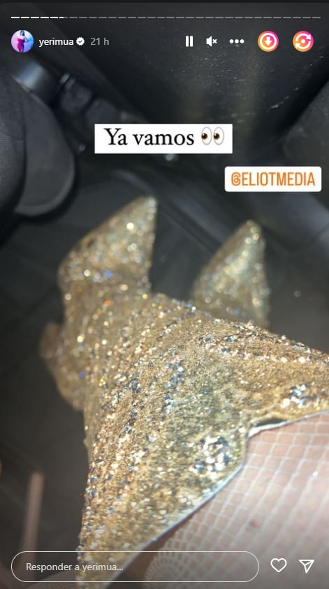 Yeri Mua llegando a los Eliot Awards 2022