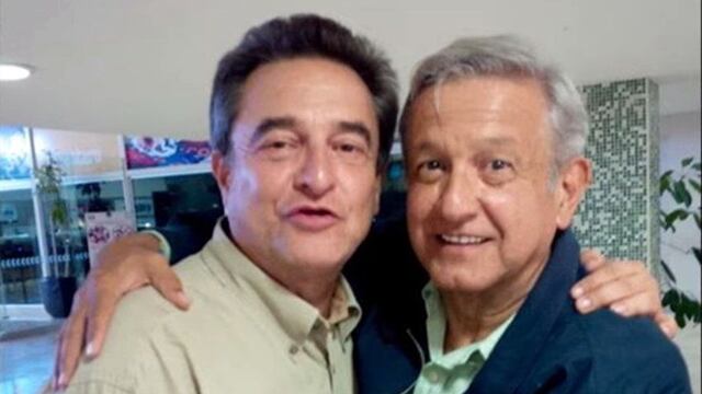 Pío López Obrador y AMLO