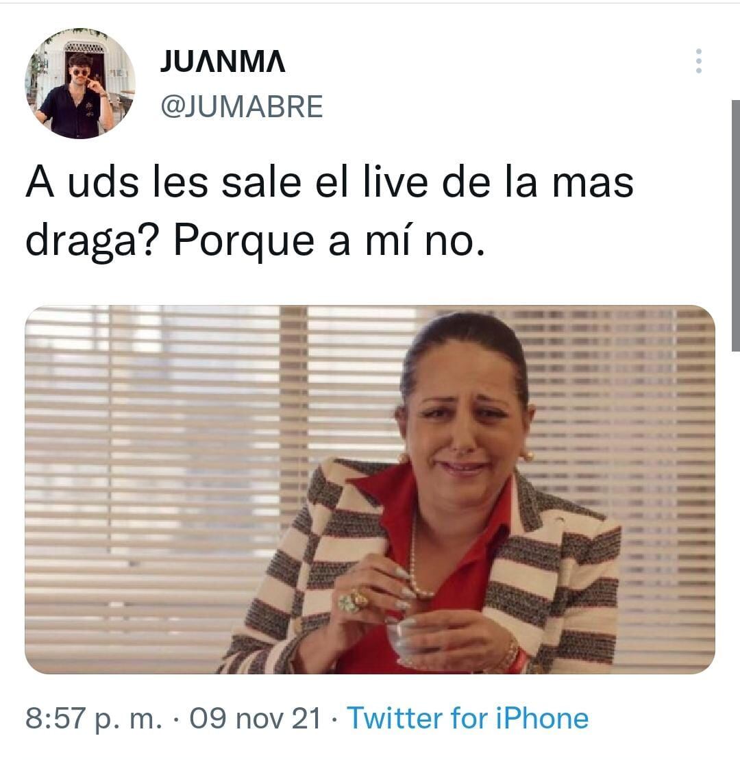 Publicación de Twitter