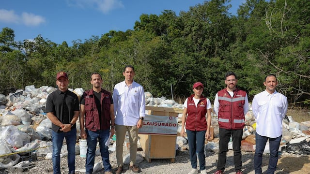Ana Paty Peralta encabeza clausura inmediata de basurero en Cancún