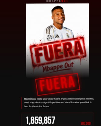 Petición de salida de Mbappé del Real Madrid