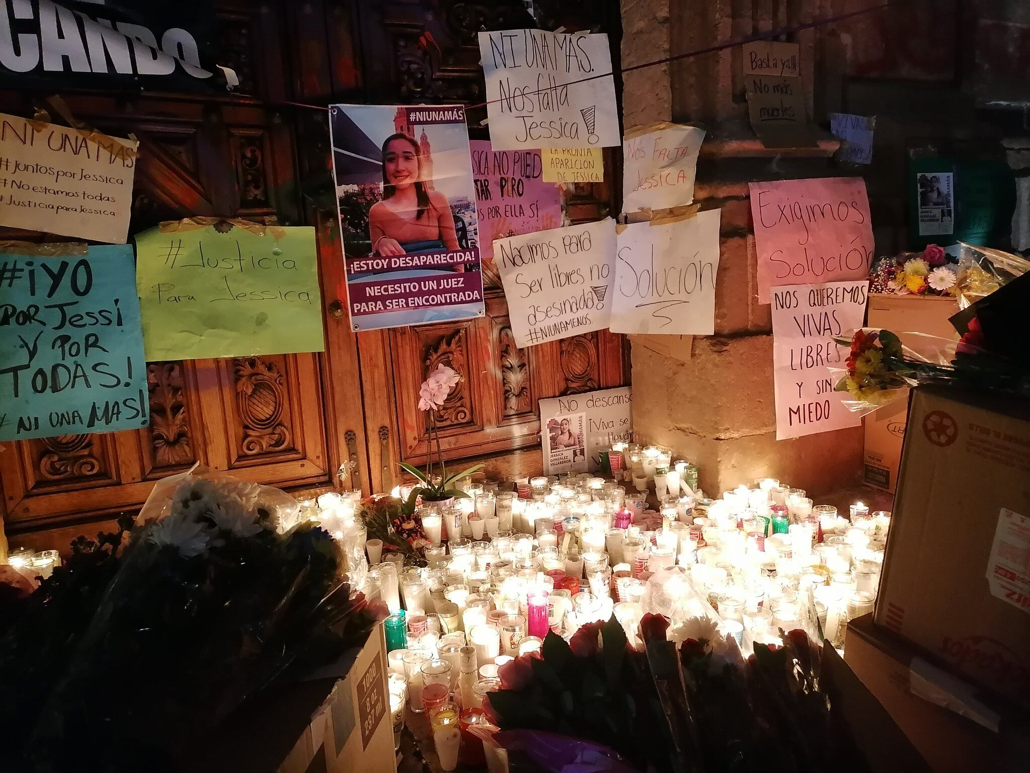 Protesta por justicia para Jessica