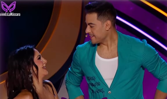 Martha Higareda y Carlos Rivera en Quién es la Máscara 2023