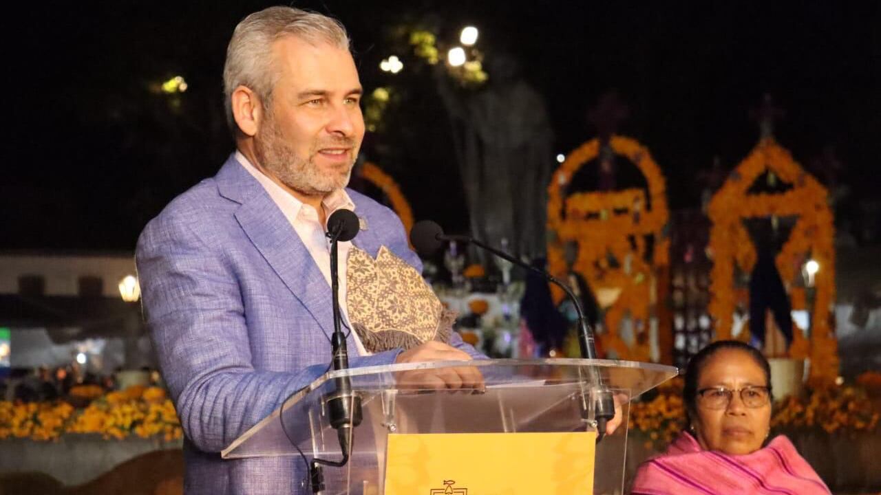 Alfredo Ramírez Bedolla anuncia que Michoacán llevará panteón purépecha y altar monumental a Madrid