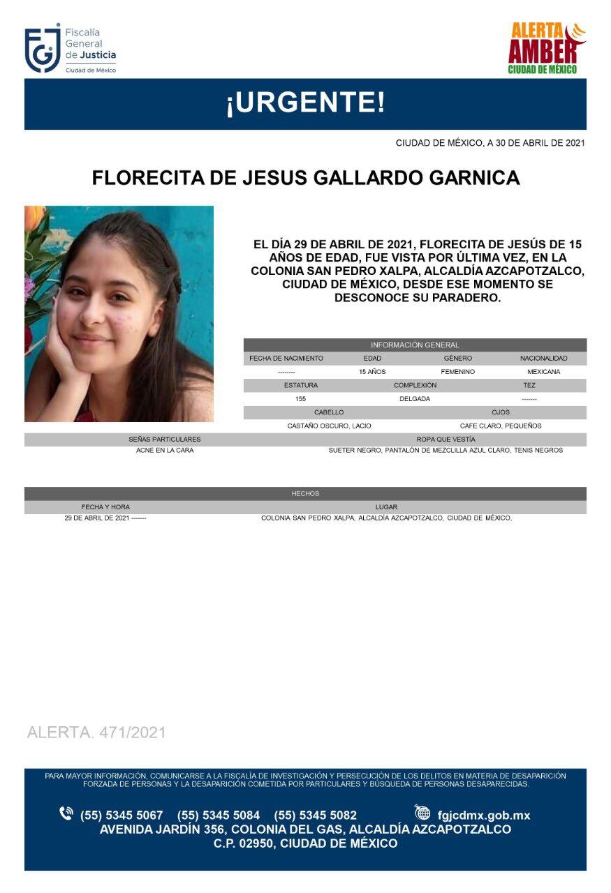 Ficha de búsqueda de Florecita