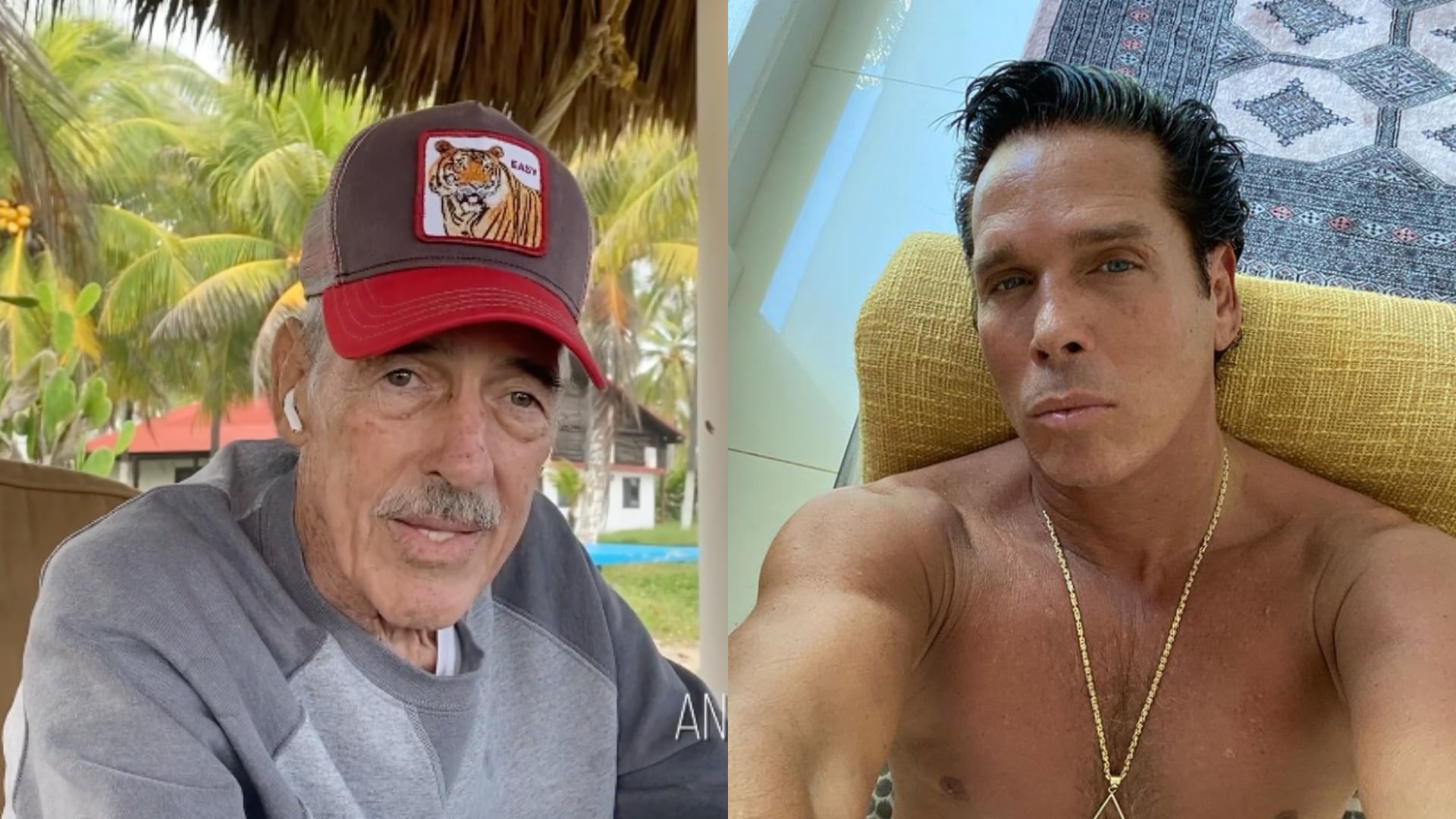 Andrés García y Roberto Palazuelos
