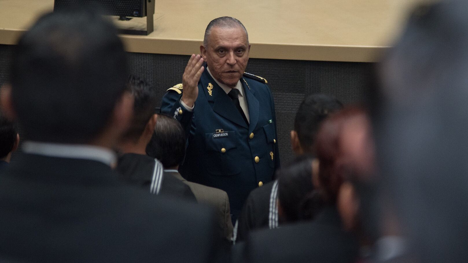 Salvador Cienfuegos. Rechazo a propuesta sobre amnistía a criminales.