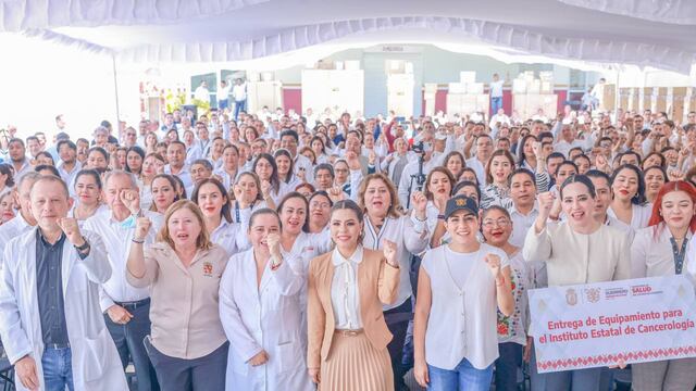 Evelyn Salgado entrega equipo médico al IECan y a la Unidad de Quemados de Chilpancingo