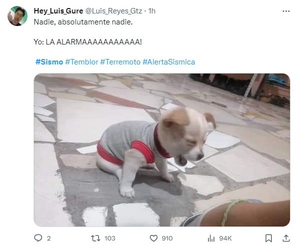 Memes por el sismo de hoy 7 de diciembre