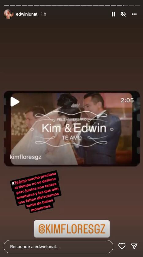 Edwin Luna y Kimberly Flores