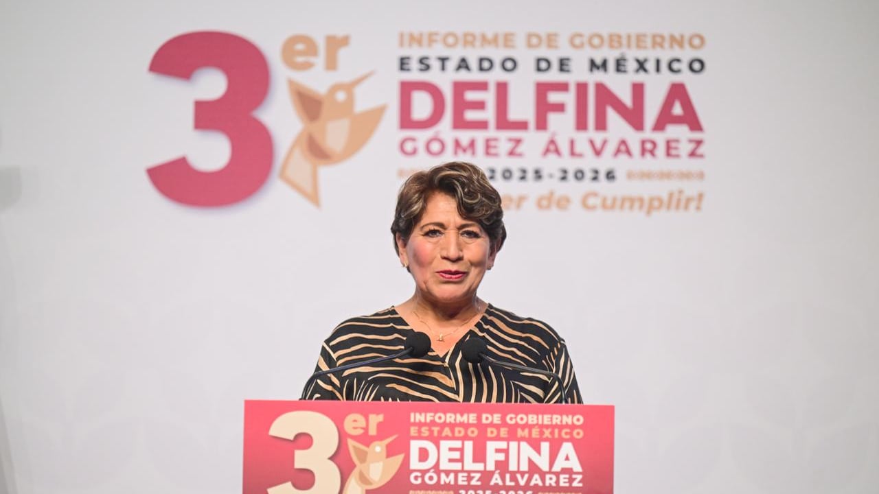 Delfina Gómez rinde su Tercer Informe y anuncia prioridades para 2027