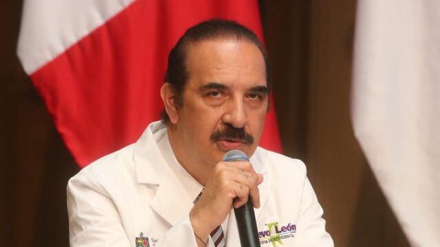 El secretario de Salud de Nuevo León, Manuel de la O Cavazos.