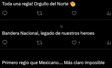 Le recuerdan a Adrián Marcelo que los de Monterrey son los menos patrióticos.