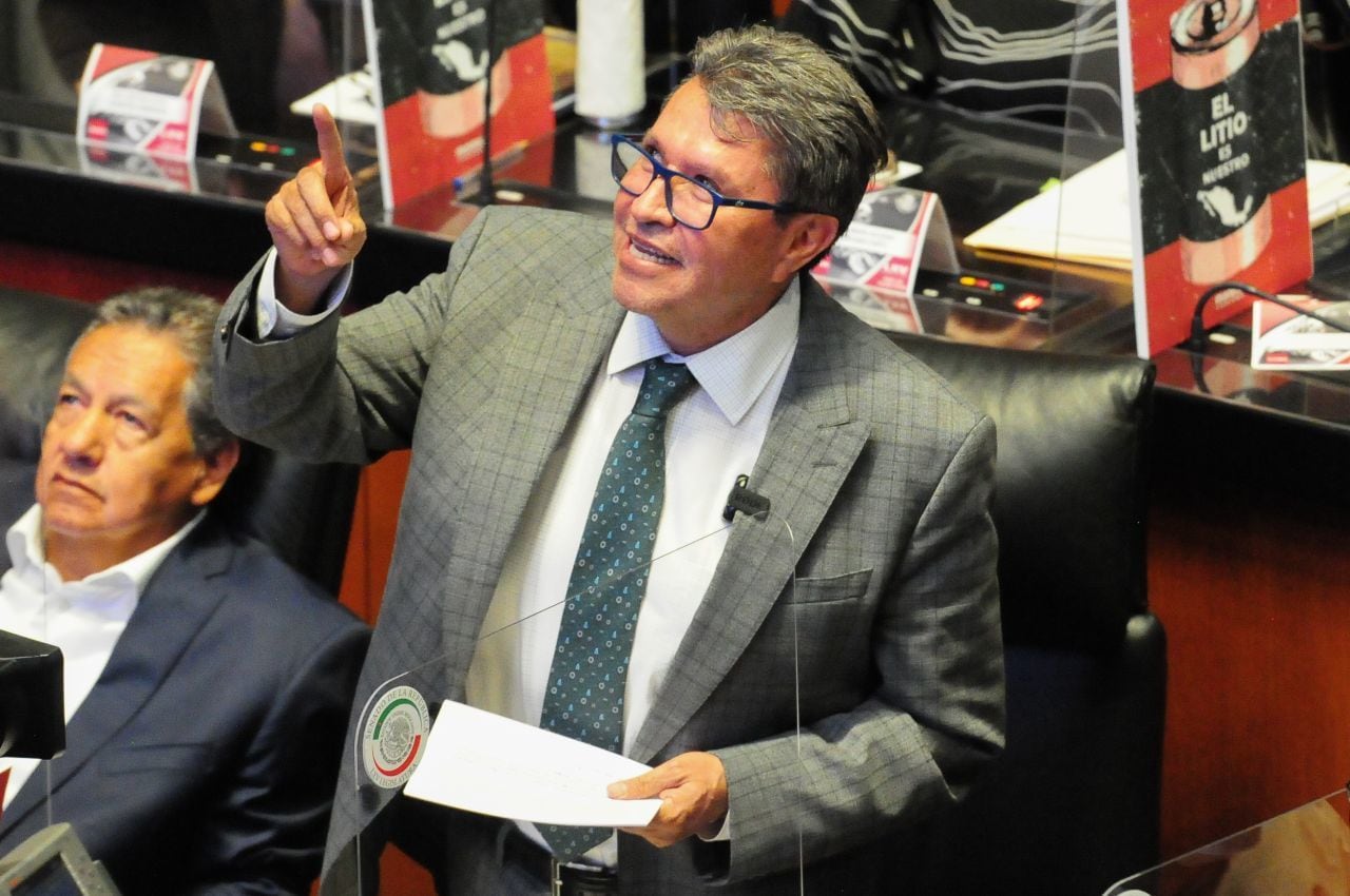 Ricardo Monreal, de Morena, en la discusión de la Ley Minera en el Senado