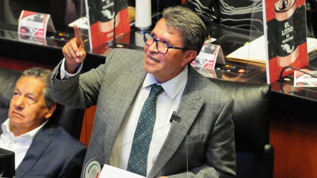 Ricardo Monreal, de Morena, en la discusión de la Ley Minera en el Senado