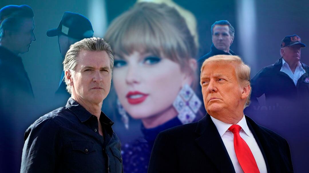 Gobernador de California dedica canción de Taylor Swift a Donald Trump