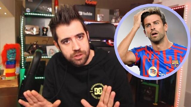 AuronPlay dice que Gerard Piqué tiene la mente de un niño de 12 años